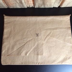 Louis Vuitton Felted Cotton Fold Over Dust bag-Vin